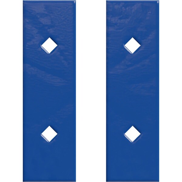 Ekena Millwork Premium Barn Door Hollow Core Plates (set of 2), Blue Ribbon GB6001HCPBR - main